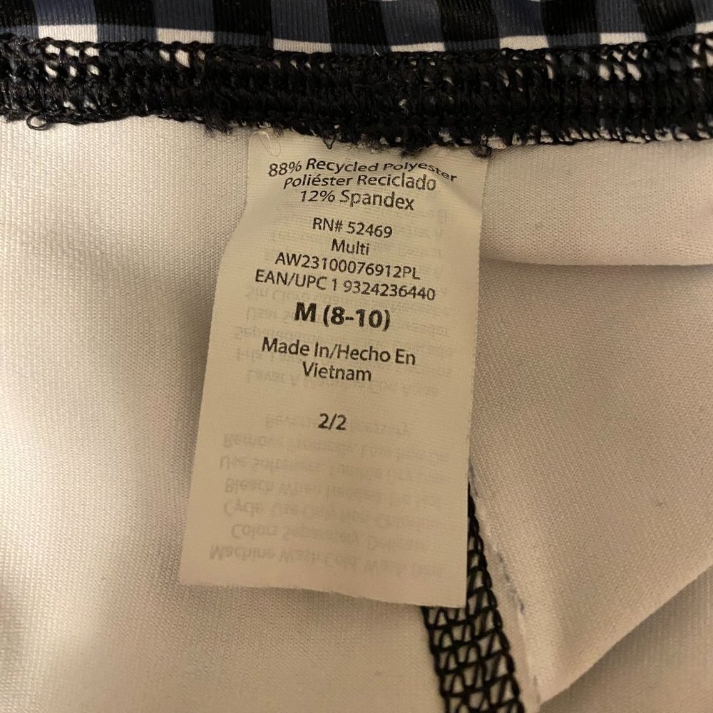 Checked Black & White Two Piece Athletic Works ActiveWear - Picture 13 of 15